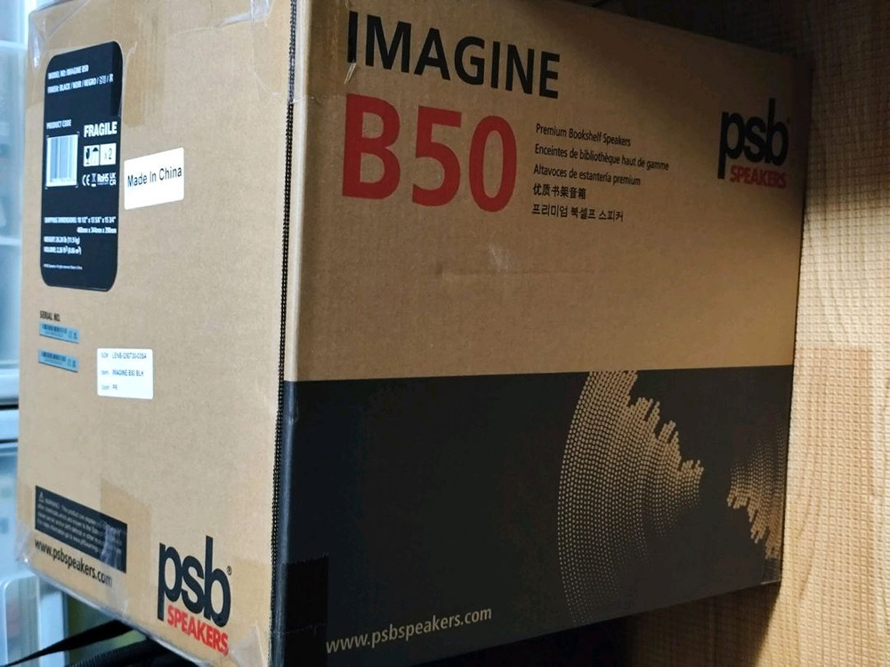 PSB Imagine B50 북셀프 스피커 신품--2