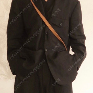 고이(GOI) Wide angle jacket pure linen / black / Free 이미지