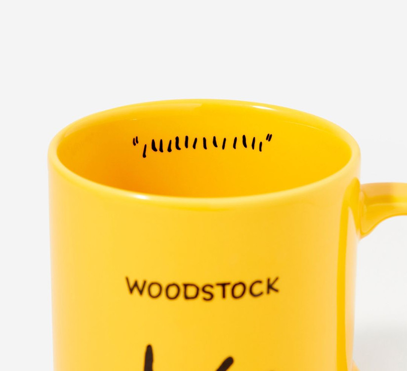 피너츠 우드스탁 페이스 머그컵--2