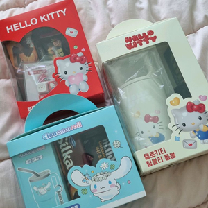 세븐일레븐 헬로키티 키캡키링 텀블러 시나몬롤텀블러키링