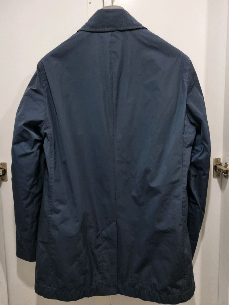 남성 휴고보스 트렌치 맥코트 자켓 네이비 이미지