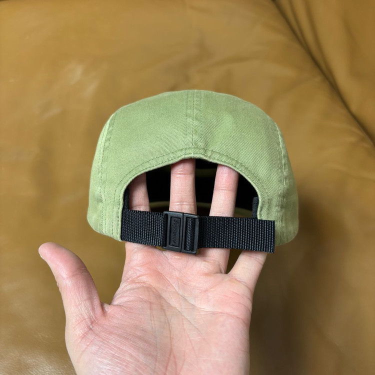 슈프림 캠프캡 모자 박스로고 24ss 워시드 치노 올리브--7