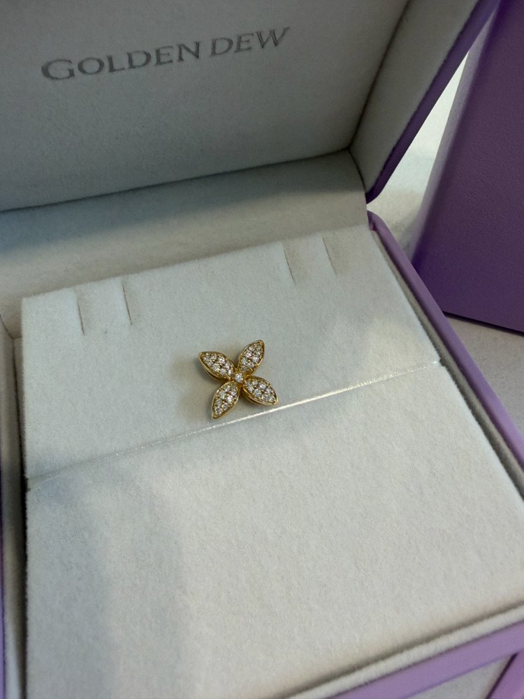 골든듀 펄시피아 미뇽 옐로우골드 팬던트 펜던트--3