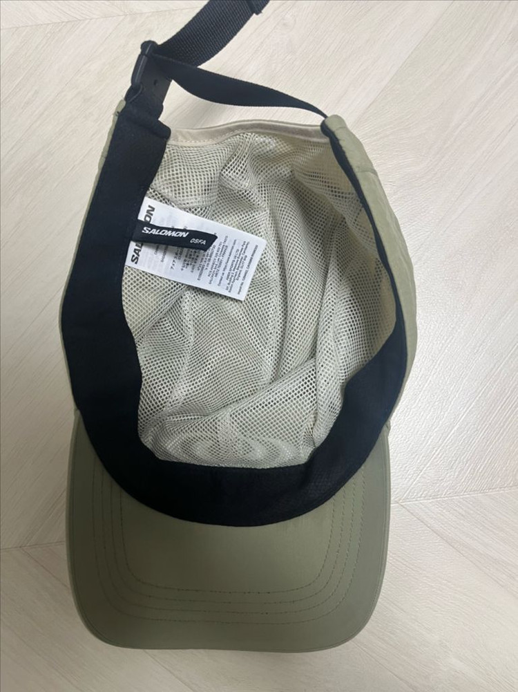 살로몬 링크 캠프캡 라이트 베이지--3