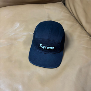 슈프림 캠프캡 모자 박스로고 24ss 워시드 치노 블랙