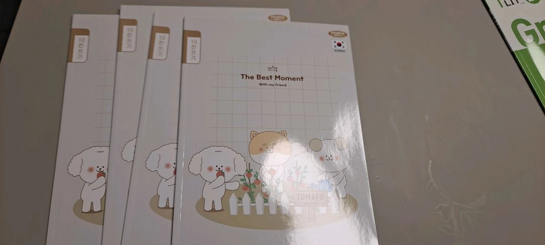 받아쓰기 그림일기 10칸공책 한문 8칸) 이미지