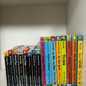 레슬리 패트리셀리 Leslie Patricelli 8권 + 메이지 Maisy 탈것 보드북 8권