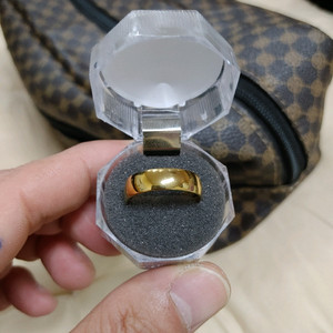 변색없는 가락지 반지 17호 6mm ㅡ 새제품