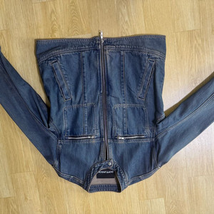 도프제이슨 워시드 데님 로드 바이커 자켓 M