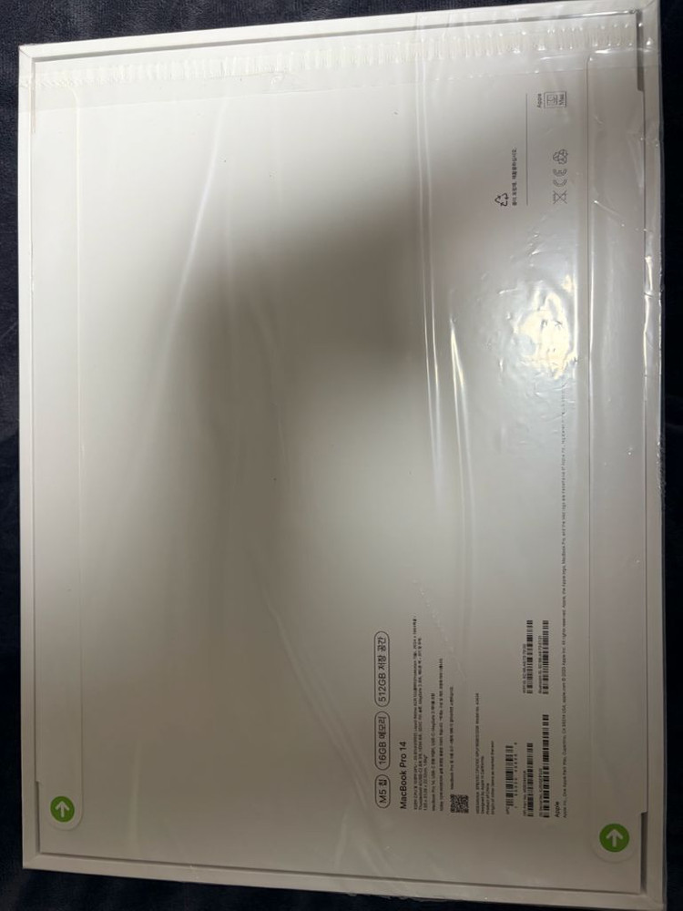 맥북 프로 14 M5 칩 16GB 512GB 스페이스 블랙 미개봉세재품 이미지