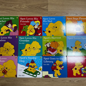 Eric Hill 스팟 보드북 12권 Spot Story Library Box Set