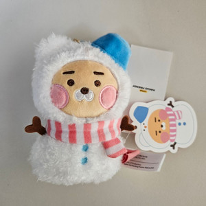 카카오프렌즈 카카오 라이언 눈사람 인형 키링 크리스마스 겨울 빈티지 귀여운 인테리어 소품샵 소품 트리 장식 방꾸미기