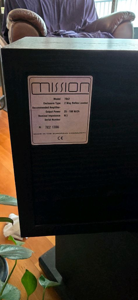 영국 미션(Mission) 70c2 센터 스피커 저렴하게 팝니다 (현재 이베이 중고가 약 40만원) 이미지