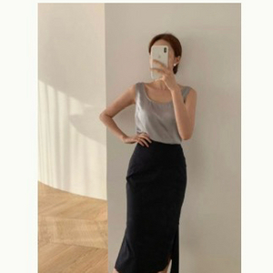 시에 더실루엣 오리가미스커트 s