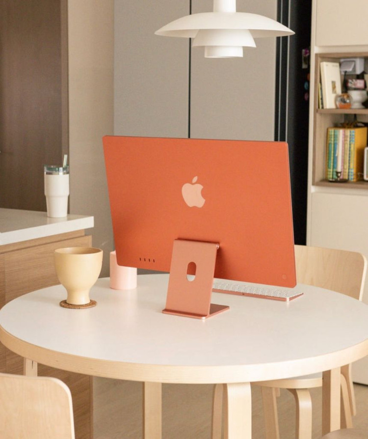 M1 iMac 24인치 16GB 1TB 코랄 + 매직키보드+트랙패드 풀구성--1