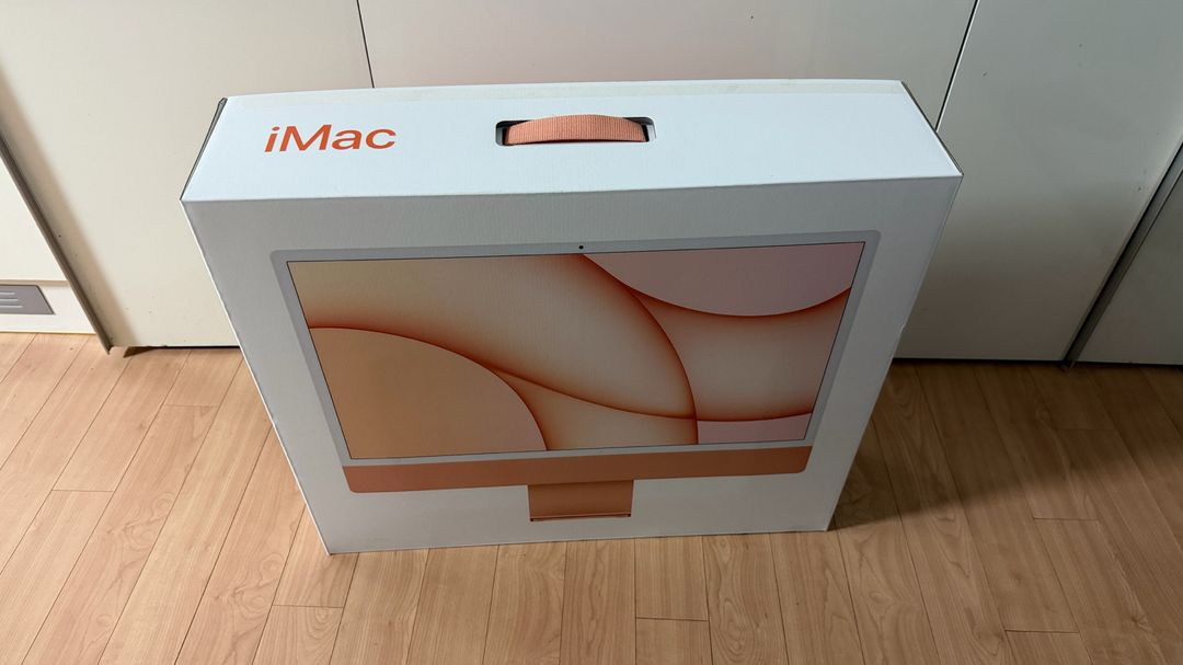 M1 iMac 24인치 16GB 1TB 코랄 + 매직키보드+트랙패드 풀구성--7