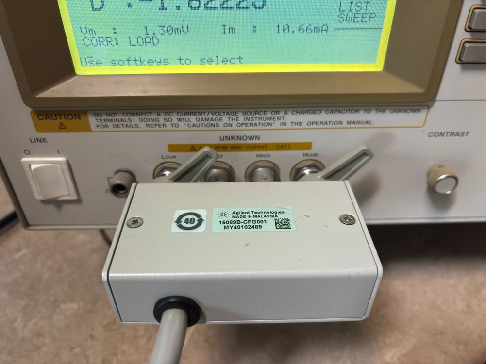 [풀세트] Agilent 초정밀 LCR Meter--3