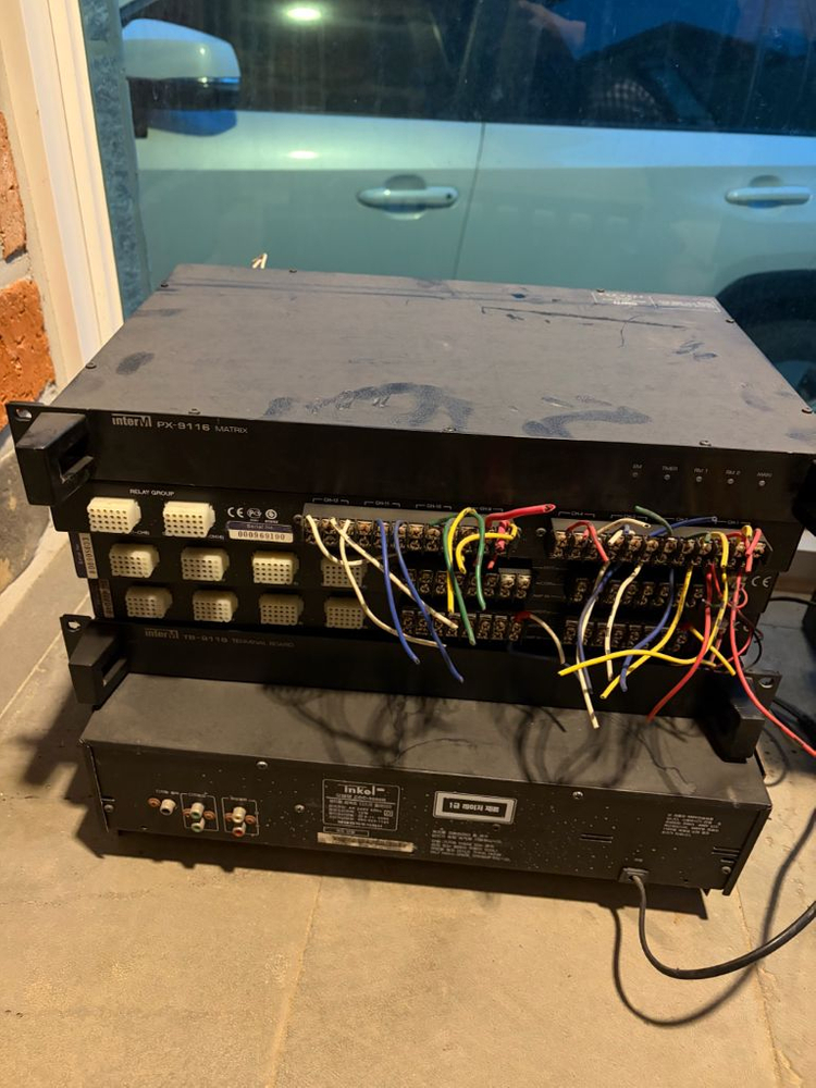 인터엠(Inter-M) 전관방송 장비 / PA 시스템 / 음향 장비 일괄 판매 이미지