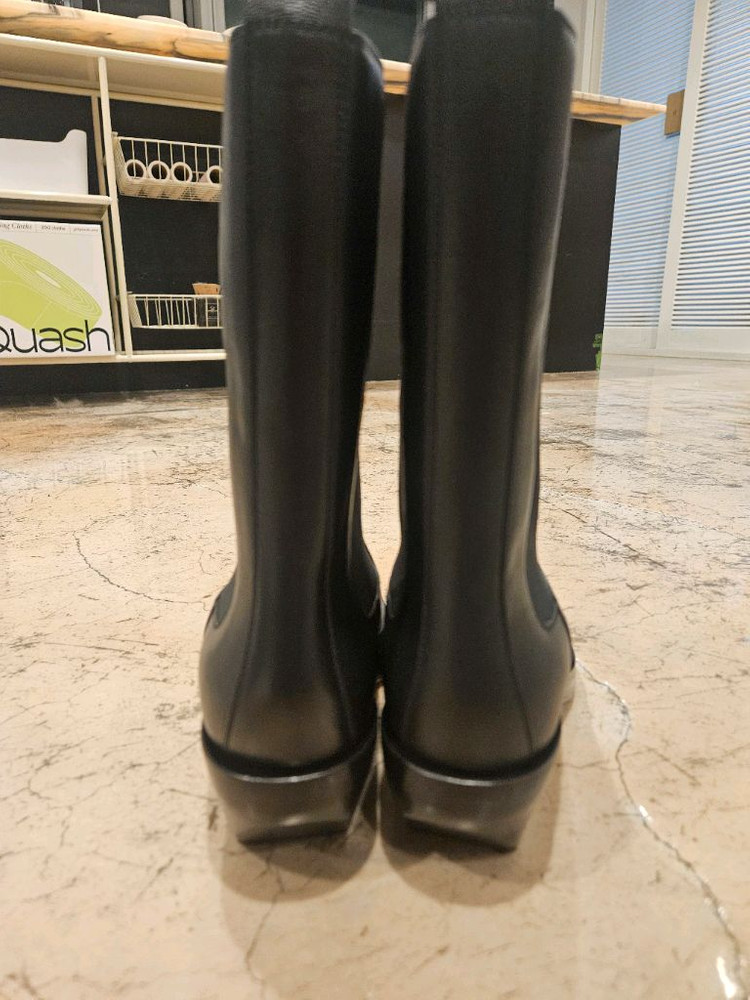보테가 베네타 블랙 풀탭 린 여성 부츠 새상품 미착용 사이즈 39--3