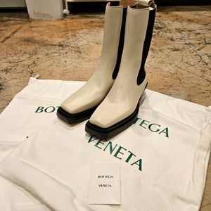 보테가 베네타 왁스 풀탭 린 여성 부츠 새상품 미착용 사이즈 38 1/2