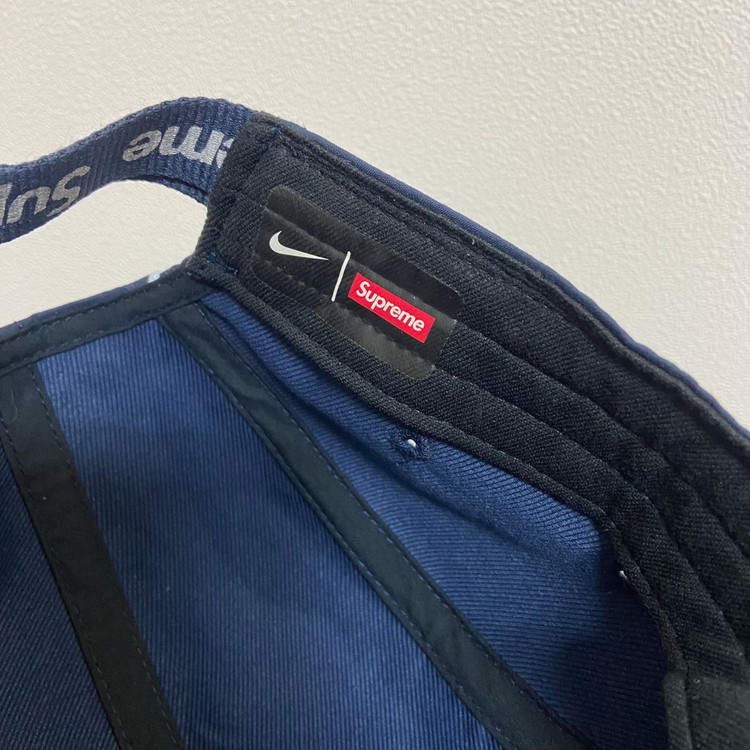 (OS) 슈프림 나이키 에어맥스 캠프캡 모자 네이비--7