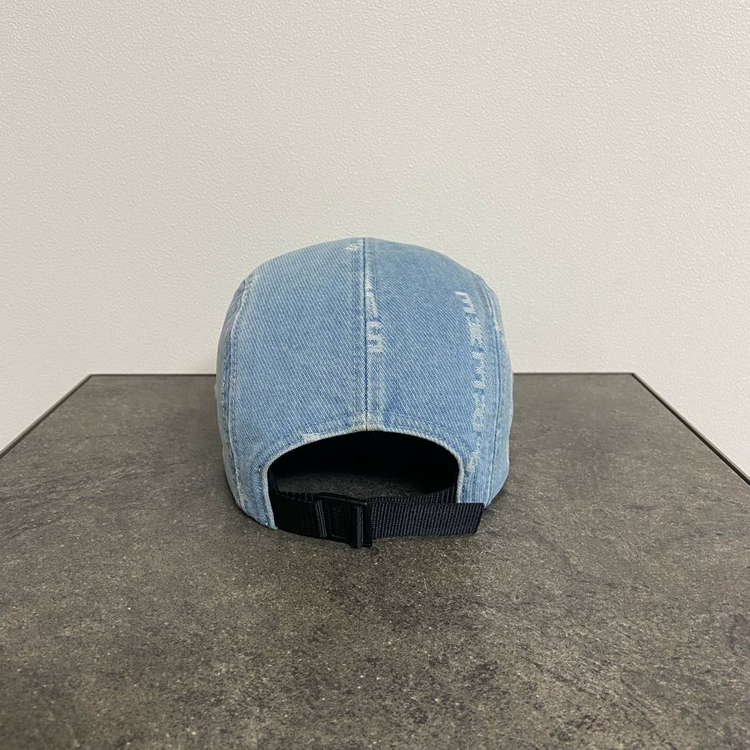 (OS) 슈프림 박스로고 캠프캡 모자 워시드 데님--3