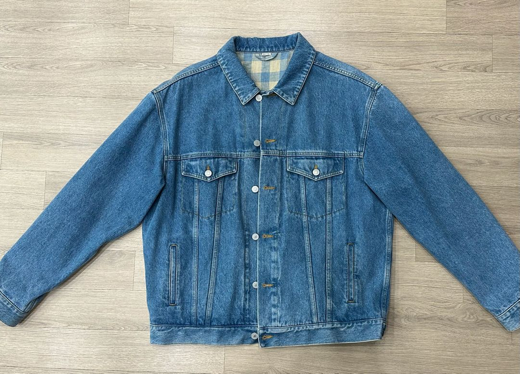 [50] 구찌 하프자수 데님자켓 / 구찌 청자켓--1