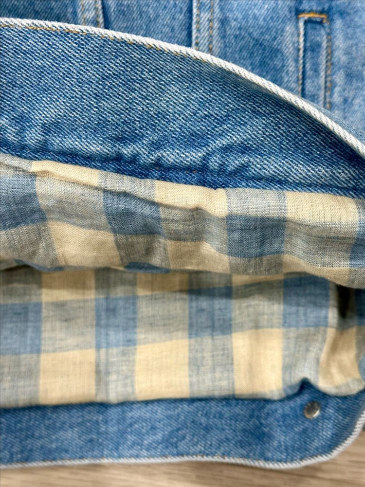 [50] 구찌 하프자수 데님자켓 / 구찌 청자켓--6