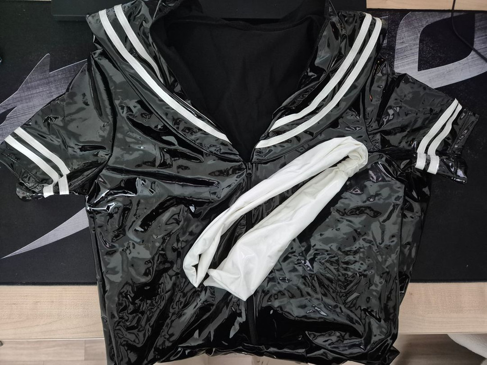 택포/ JK 제복풍 에나멜 세일러 원피스 (4방향 신축성/코스프레용)--2