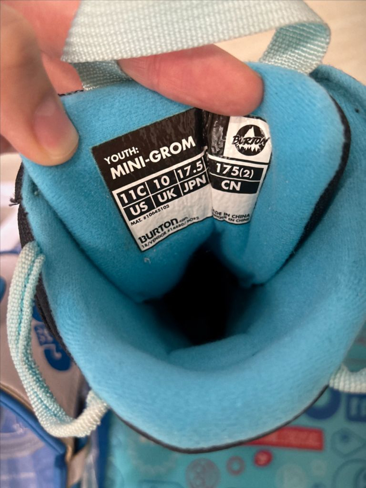 버튼 유아 스노우보드 데크 애프터스쿨 90 부츠 175--3