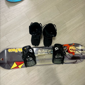 팩토리 아동 스노우보드 데크90 부츠195