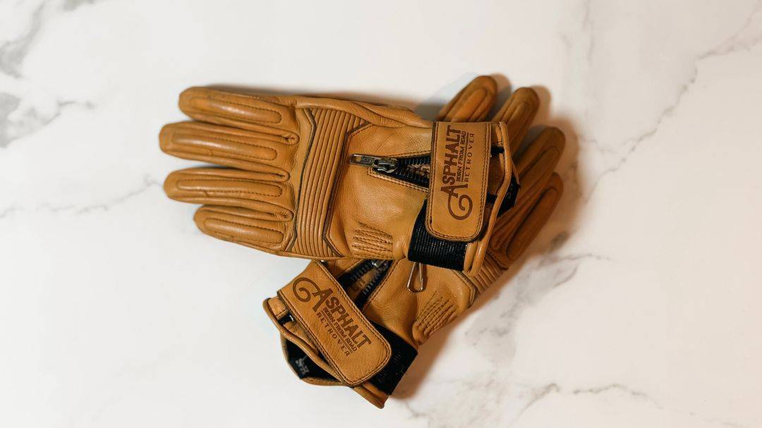 [모테로스] 레트로버 바이크 장갑 글러브--1