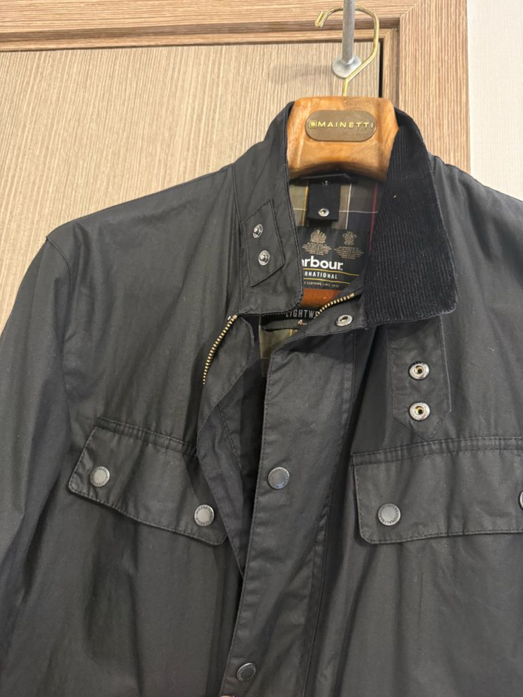 바버 인터네셔널 듀크 자켓 라이트웨이트 M사이즈--4