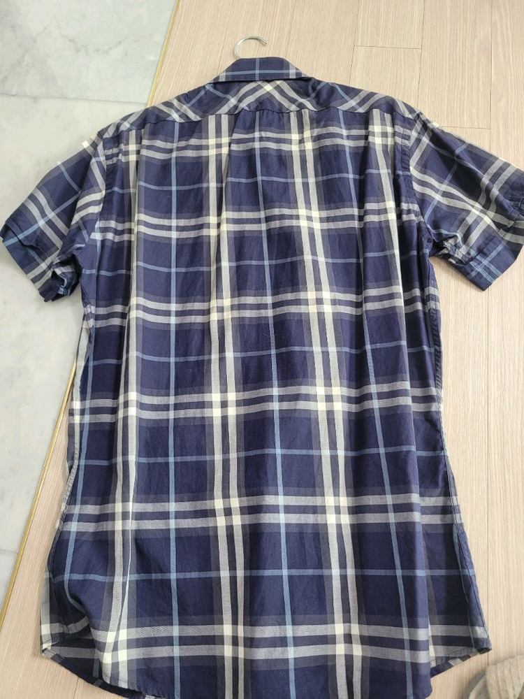 정품 버버리 남성 반팔셔츠--1