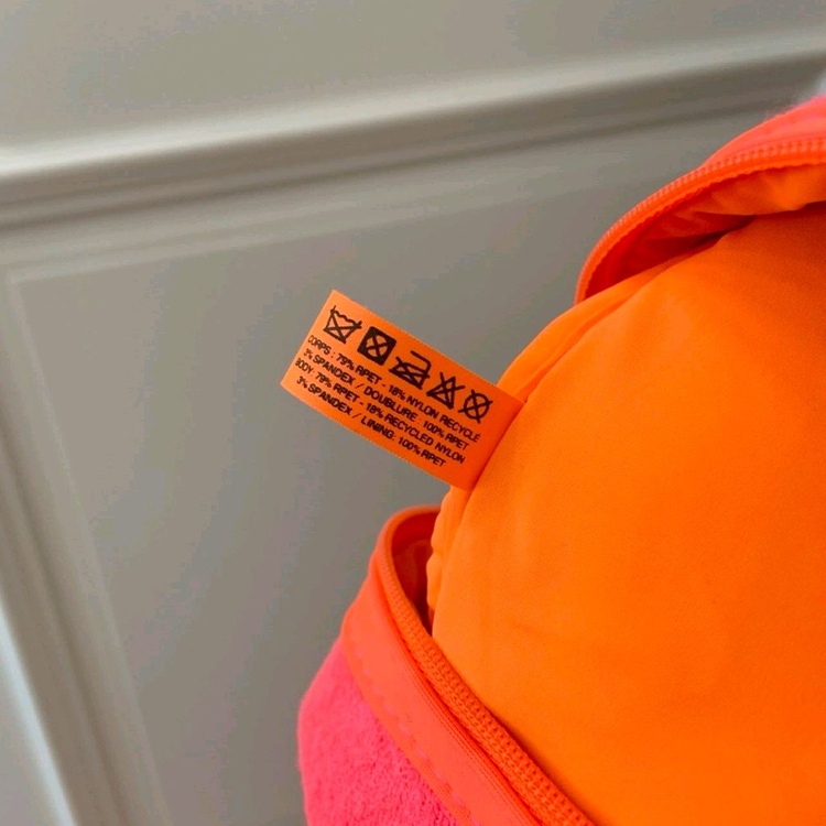 샤넬 뷰티 정품 네온 오렌지 테리 파우치 3종 세트 (새상품)--3