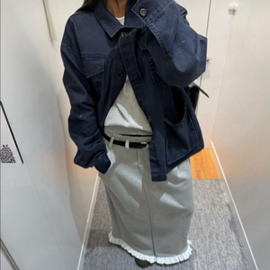 <새상품> 프릴 쭈리 스커트 3color