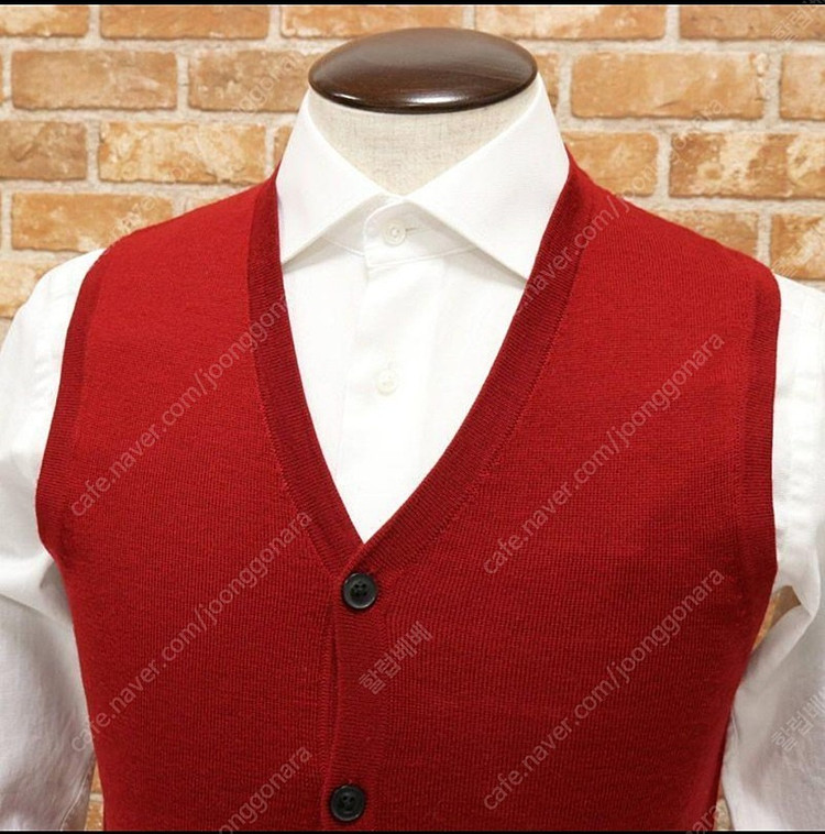 새상품/g-stage/M/남성 니트 조끼 베스트 울 이미지