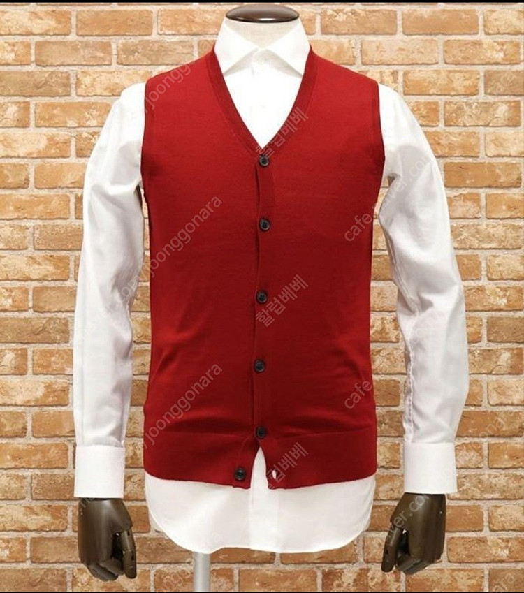 새상품/g-stage/M/남성 니트 조끼 베스트 울 이미지