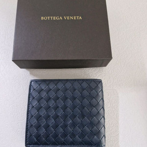 보테가베네타 네이비 남성 반지갑 정품 이미지