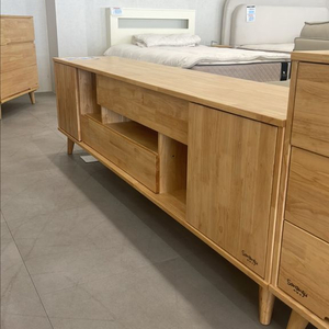 원목 TV장 수납장