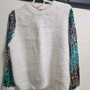 RED JUJU 스팽글 장식 스웨터 free