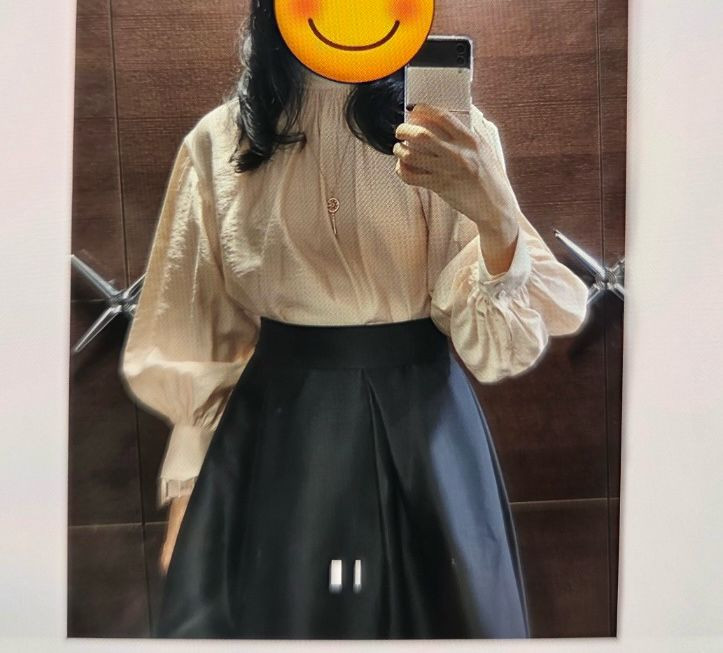 오브제 블라우스 판매해요--5