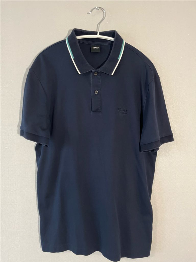 휴고 보스 남성 네이비 폴로 셔츠 M--0