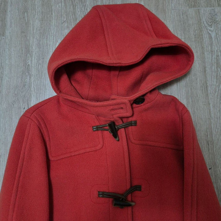 SJSJ 모직 후드 떡볶이코트 88-98-165--1