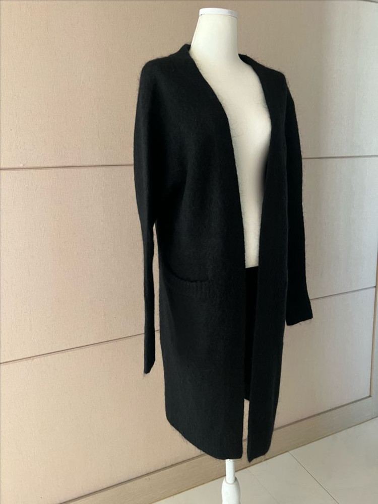 아크네 ACNE 울 롱 가디건--4