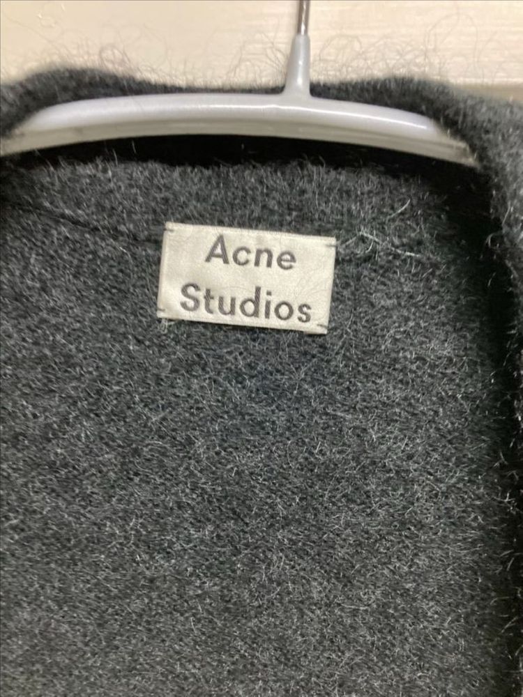 아크네 ACNE 울 롱 가디건--8