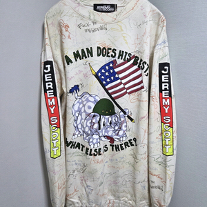 jeremy scott signature doodle sweatshirt