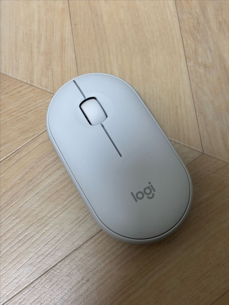 Logitech Pebble Keys 2 K380s 무선 키보드 마우스 세트 도브 화이트 이미지