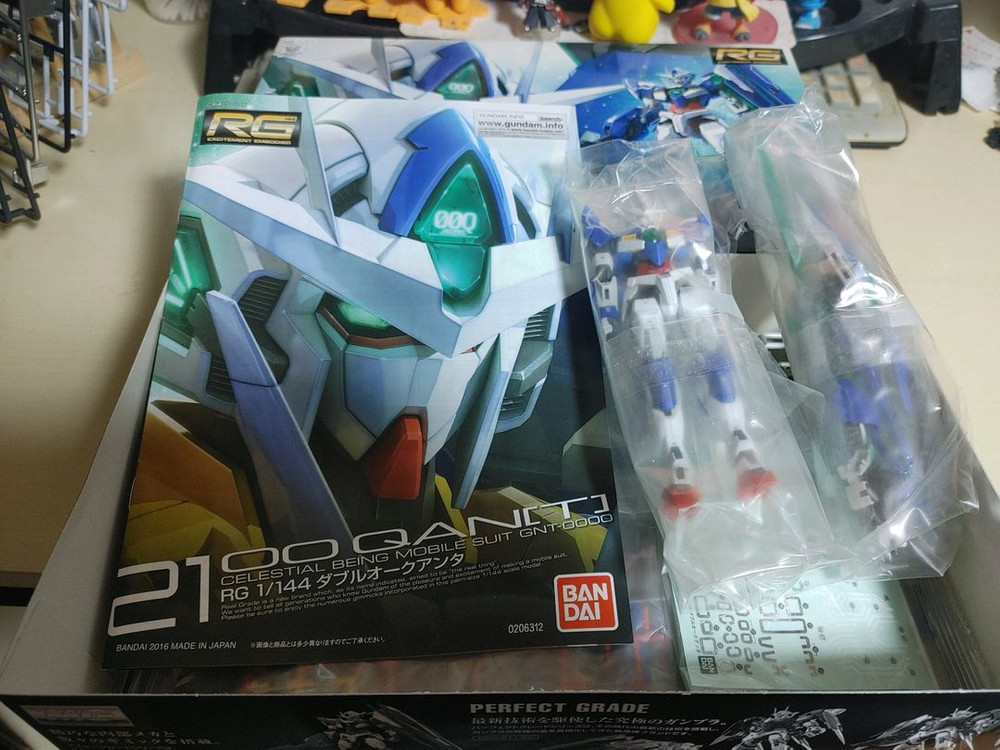 RG 가조립 더블오 3종 일괄 팝니다!--1