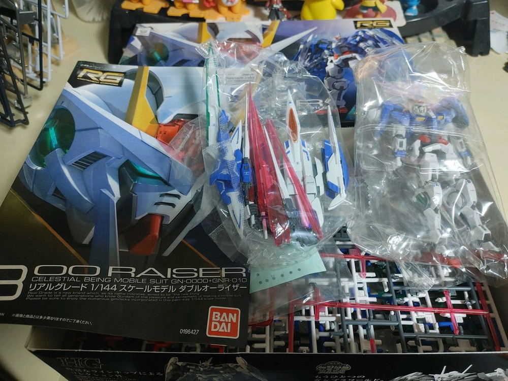 RG 가조립 더블오 3종 일괄 팝니다!--2